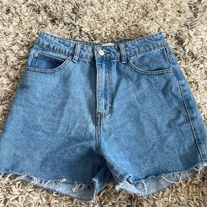 Princess Polly Mom Denim Shorts